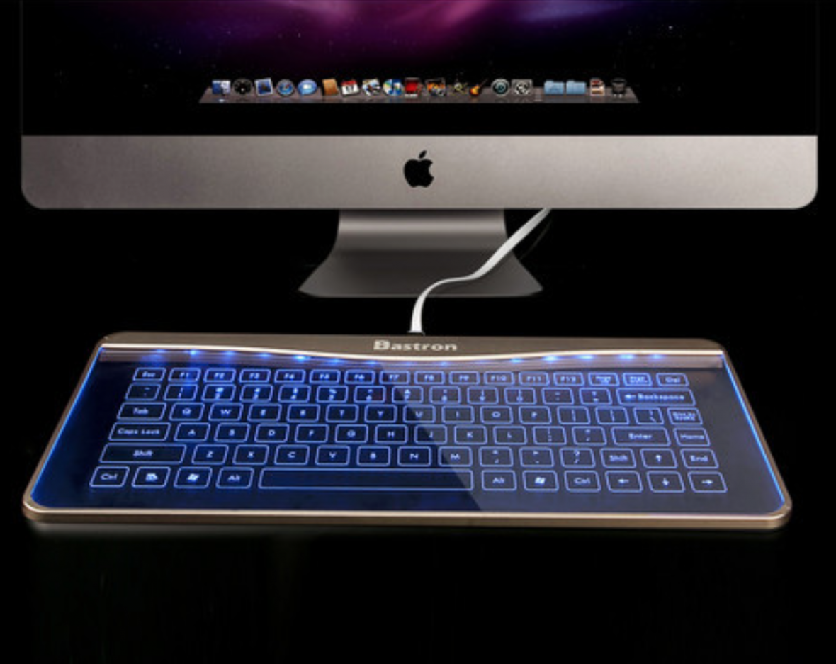 Glass keyboard
